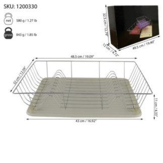 uscător de vase cu informații despre ambalaj și dimensiuni