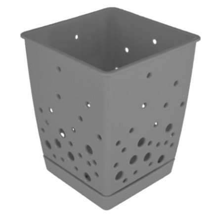 Suport pentru uscarea tacâmurilor, design perforat pentru ventilație și uscarea rapidă și bază detașabilă pentru colectarea apei