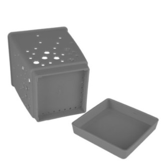 suport vertical perforat din plastic pentru uscat tacâmuri