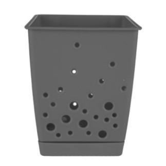 suport perforat pentru uscat tacâmuri din plastic cu perforații pentru scurgerea apei