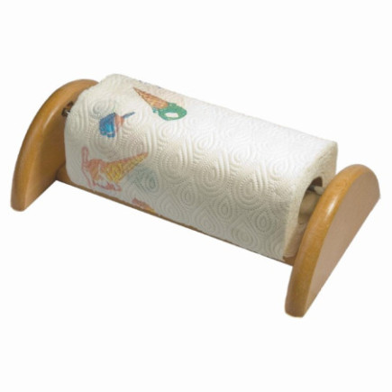 Suport pentru rola de prosoape de hârtie model de perete cu design rustic din lemn ideal pentru bucătărie terasă sau filigorie