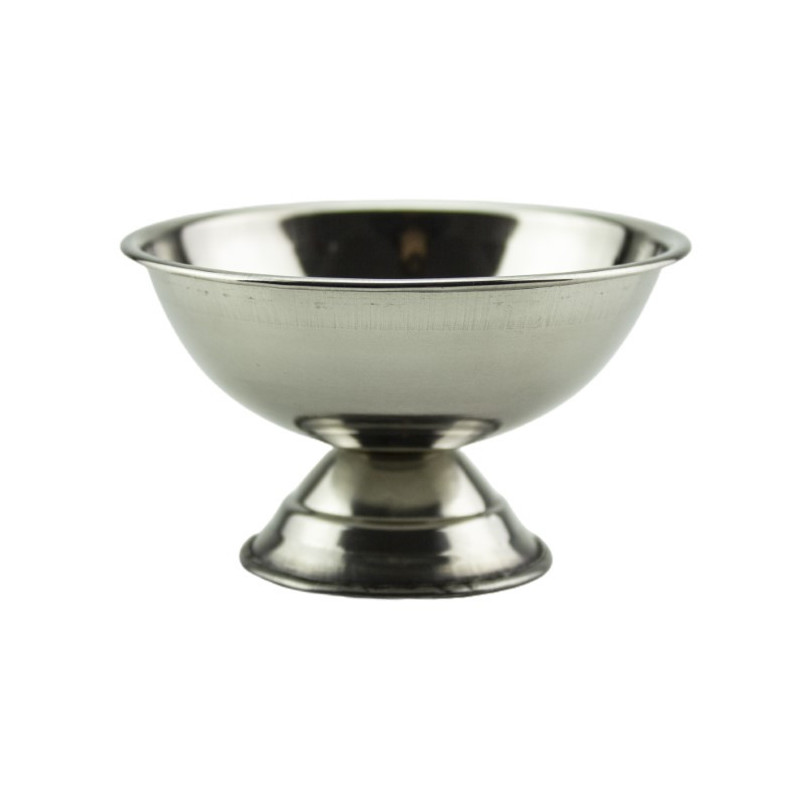 Cupă pentru înghețată sau deserturi, din inox, perfectă și pentru cocktailuri de creveți sau salate de fructe 10 cm