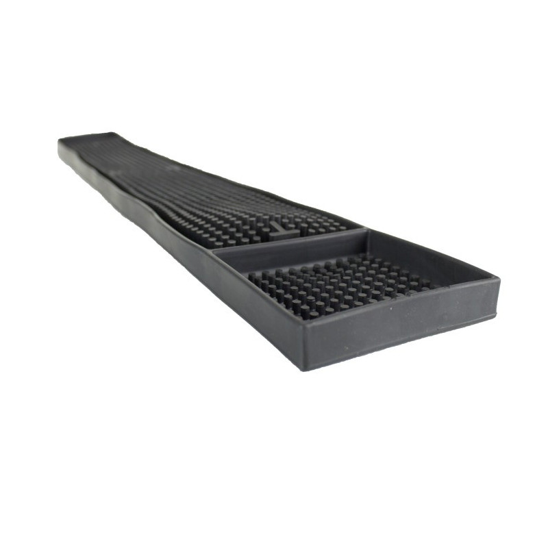 Covoraș de bar pentru tejghea din cauciuc, colectează scurgerile, previne alunecarea paharelor și protejează suprafața barului