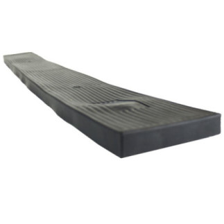 barmat covoraș de bar dreptunghiular negru întors cu susul în jos