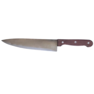 cuțit de bucătărie cu mâner din lemn pentru feliat alimente