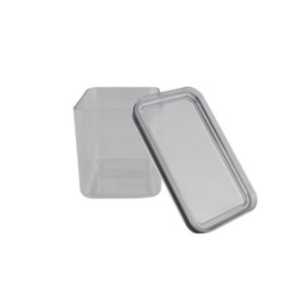 cutie cu capac etanș din plastic transparent pentru alimente