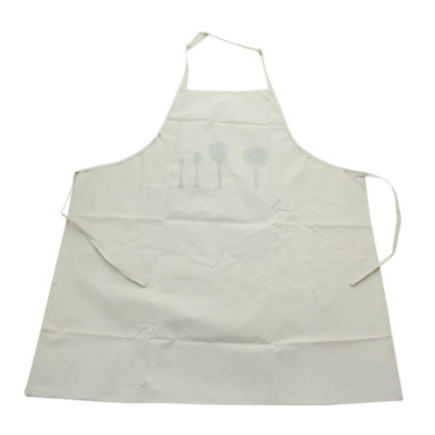 Șorț de bucătărie pentru gătit, protecție împotriva petelor și a stropilor de ulei, mărime universală, unisex, crem