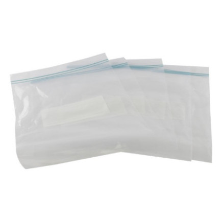 Set de pungi alimentare cu închidere ermetică ziplock 26.5x28 cm reutilizabile, perfecte pentru depozitare și organizare, 30 buc