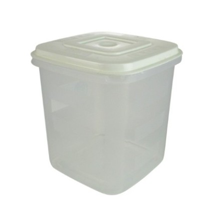 caserolă pentru alimente din plastic dreptunghiulară înaltă cu capac