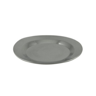 farfurie plată din inox pentru fel principal
