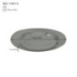 farfurie din inox rotundă cu informații despre dimensiuni