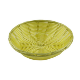 coș rotund din ratan împletit pentru servit pâine