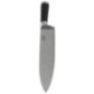 cuțit de bucătărie universal cu mâner ergonomic negru cu detaliu pe lamă din inox