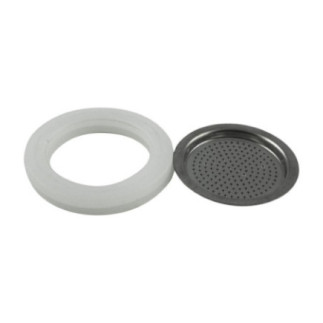 set 2 garnituri rezervă cu sită pentru ibric espresso de aragaz pentru 6 persoane