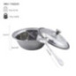 bol din inox cu capac și linguriță și specificații despre greutate și dimensiuni