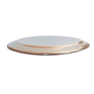 platou pentru servit aperitive oval din inox întors cu susul în jos