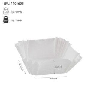 hârtie pătrată pentru copt prăjituri cu informații despre dimensiuni