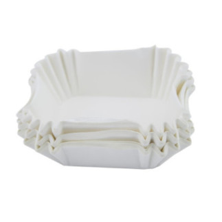 set de hârtie de copt pătrată albă stivuite