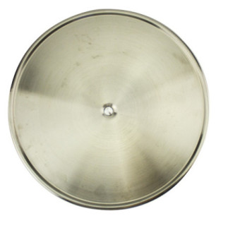 platou rotund din inox pentru torturi și prăjituri