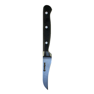 cuțit pentru curățat legume cu lamă din inox și mâner din ebonită