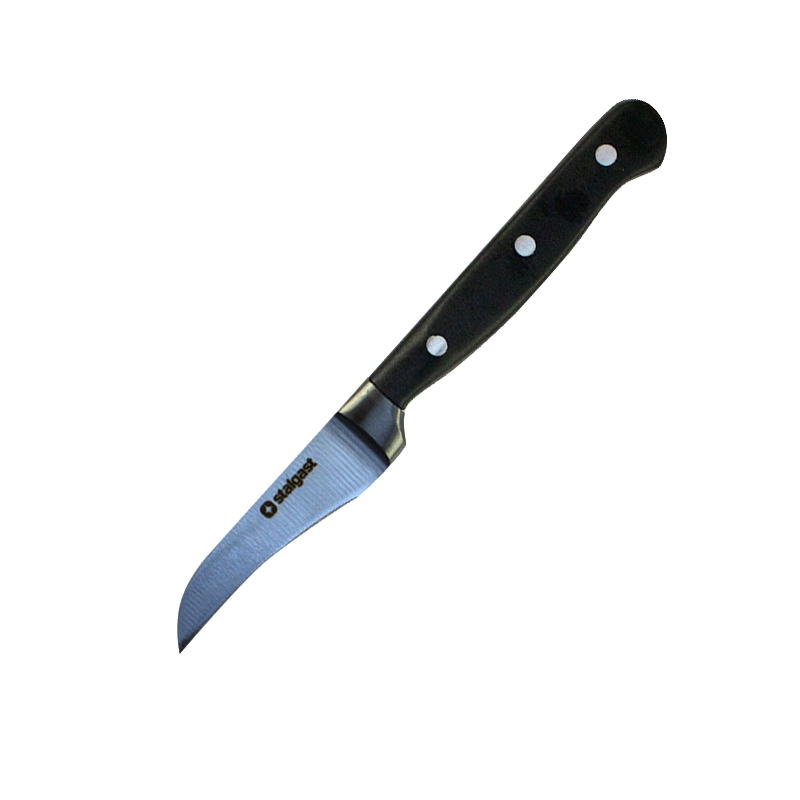 Cuțit pentru curățat și decojit fructe și legume cu lamă rezistentă din inox și mâner ergonomic