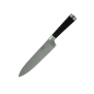 cuțit bucătar cu lamă solidă din inox și mâner rezistent negru