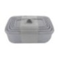 set de cutii pentru mâncare din plastic 5 mărimi diferite stivuite una în alta cu ambalaj