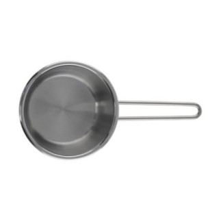 cratiță din inox cu un mâner dublu pentru fiert ceai