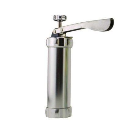 presă manuală cu mâner tip piston pentru făcut biscuiți