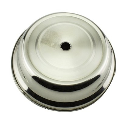 Capac inox pentru acoperirea farfuriilor, previne răcirea și protejează mâncarea, potrivit pentru restaurante și terase, Ø 24 cm