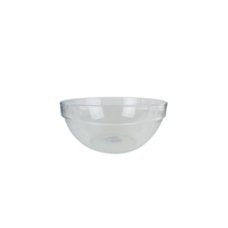 bol din sticlă transparent cu bordură pentru servit mâncare