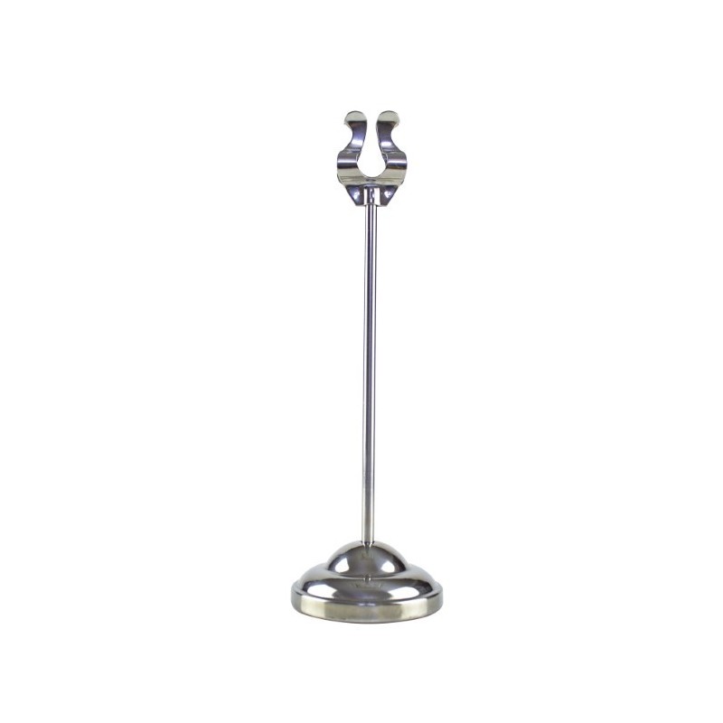 Suport pentru afișare meniuri sau numere de masă în restaurante, elegant, din inox, potrivit pentru evenimente și petreceri Suport pentru afișare meniuri sau numere de masă în restaurante, elegant, din inox, potrivit pentru evenimente și petreceri