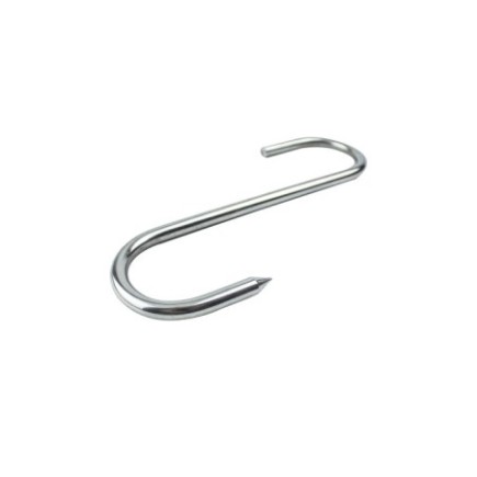 Cârlig 16cm, inox premium, accesoriu esențial pentru atârnarea și manipularea cărnii în procesul de procesare, uscare și afumare