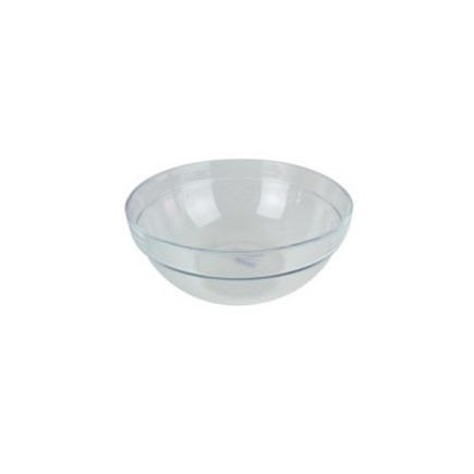 Bol rotund din sticlă pentru sosuri, dressinguri și condimente, design elegant și compact, stivuibil, 200 ml