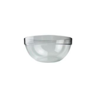bol rotund din sticlă transparentă pentru servit salate