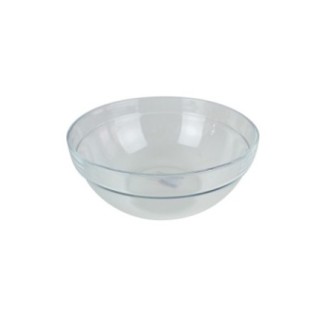 Bol rotund din sticlă potrivit pentru salate, supe, aperitive și deserturi, design elegant și compact, stivuibil, 600 ml