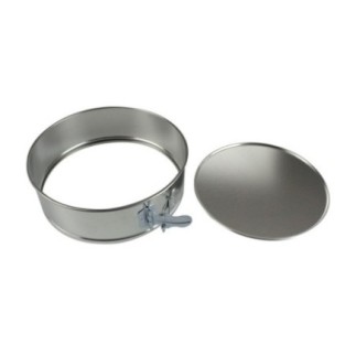 formă pentru copt metalică rotundă cu mecanism de lărgire a pereților și bază detașată