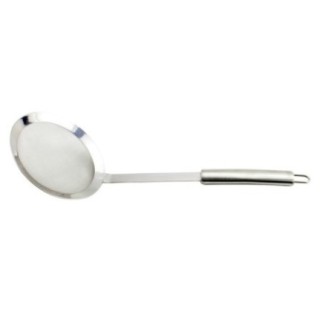 Spumieră cu plasă fină pentru separarea grăsimilor și filtrarea spumei sau impurităților în timpul gătirii, din inox, 12.5cm