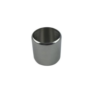 cană mică cilindrică din inox pentru servit lapte la cafea