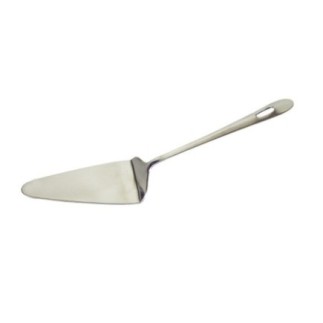 spatulă pentru servit tort din inox cu mâner cu orificiu pentru agățat