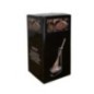 Suport inox pentru ustensile de gătit cu farfurie colectoare și lingură din lemn, previne murdărirea blatului în timpul gătirii cutie de carton colorată ambalaj pentru suport de lingură de gătit