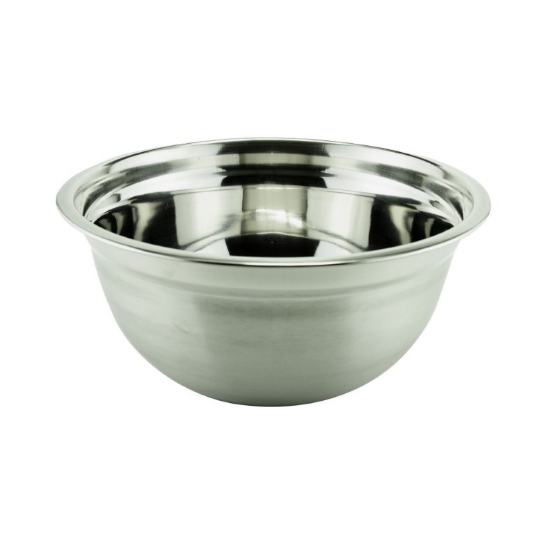 Bol din inox pentru bucătărie, utilizare versatilă, rezistent, practic și ușor de curățat, pentru preparare sau servire, 18 cm