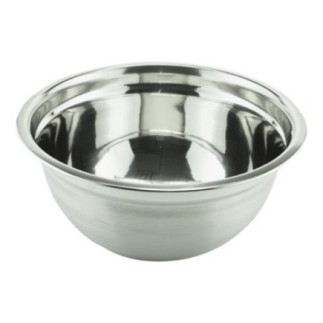 bol de bucătărie de 18 cm din inox cu bordură