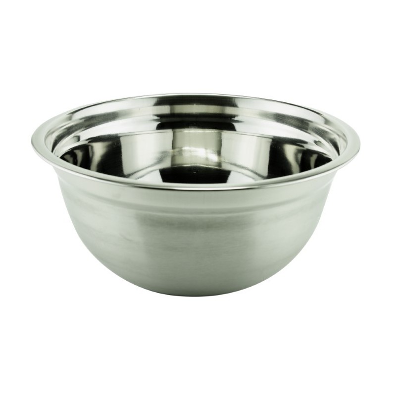 Bol din inox pentru bucătărie, utilizare versatilă, rezistent, practic și ușor de curățat, pentru preparare sau servire, 22 cm