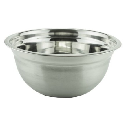 Bol din inox pentru bucătărie, utilizare versatilă, rezistent, practic și ușor de curățat, pentru preparare sau servire, 22 cm