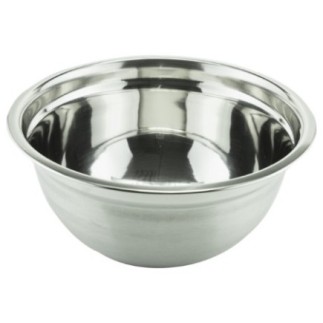 bol de bucătărie de 22 cm din inox cu bordură pentru amestecat alimente