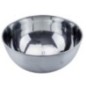 bol gastronomic argintiu din inox