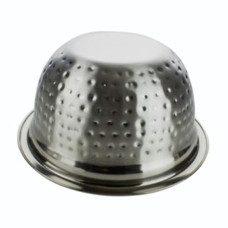 bol din inox rotund pentru gătit cu model ciocănit întors cu susul în jos