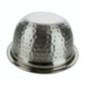 bol din inox rotund pentru gătit cu model ciocănit întors cu susul în jos
