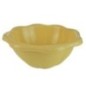 castron rotund din plastic cu margini ondulate pentru servit la masă